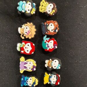 Hello Kitty Character Shoe Charms - Colorful Cartoon Set